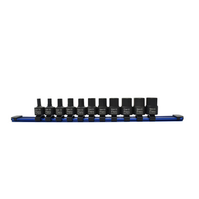 Astro Pneumatic 11-Piece 3/8" Drive Nano Impact Metric Hex Bit Sockets (94411M)
