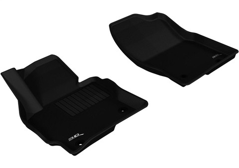 3D MAXpider Front Row Custom Fit All-Weather Floor Mat, Black (L1MZ03811509)