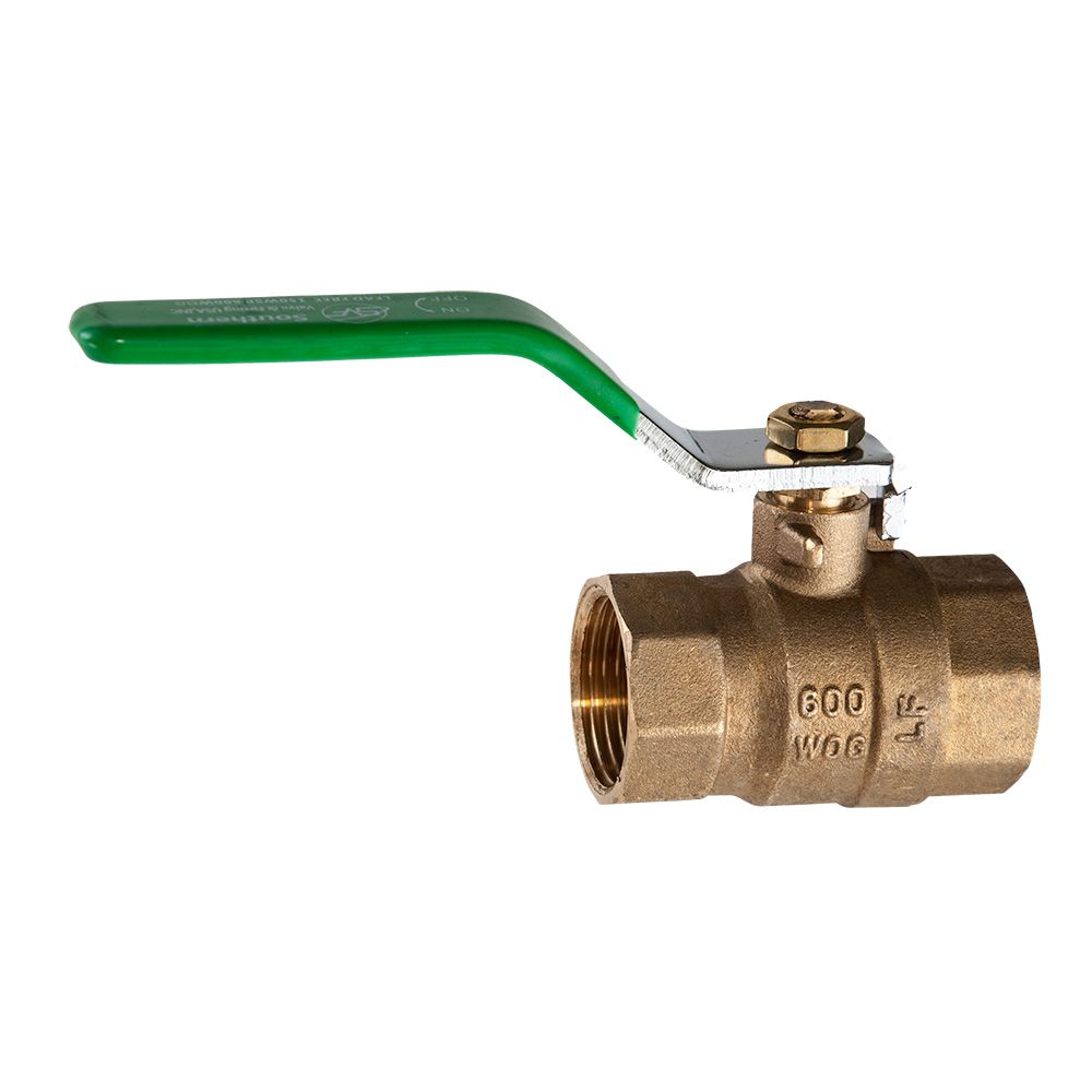 Soval 660-007 - 3/4" Lead-Free Brass Full Port Threaded Ball Valve