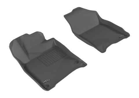 3D MAXpider First Row Custom Fit All-Weather Floor Mats, Black (L1HD07411509)