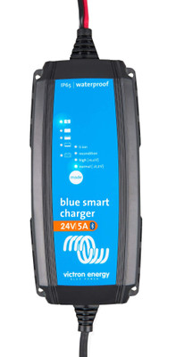 Victron BPC240531104R Energy Blue Smart IP65 24V 5 amp 120VAC Battery Charger