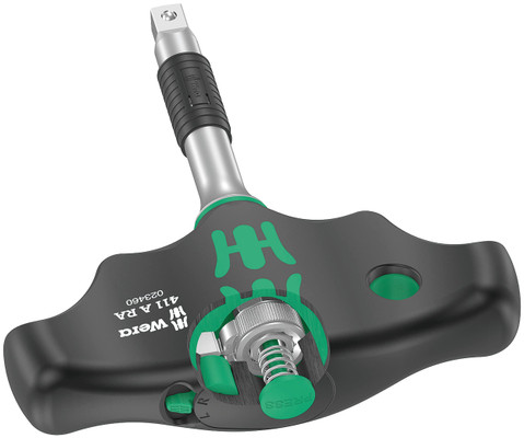 Wera 411 A RA T-Handle Adapter Screwdriver with Ratchet (05023460001)