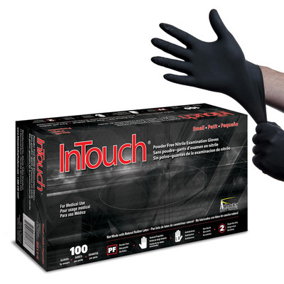 Atlantic Safety Products B311-XL InTouch Gloves, Black, XL (B311-XL)