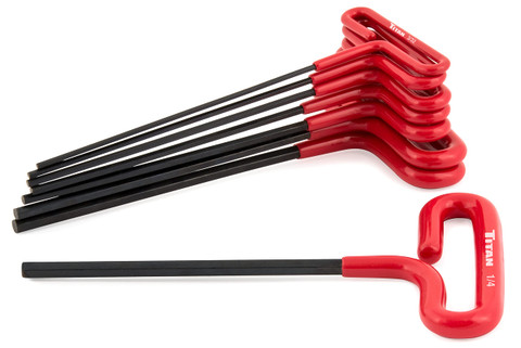 Titan Tools 8pc SAE T-Handle Hex Key Set (12768)