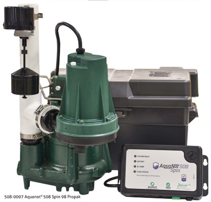 Zoeller Aquanot 508-0007 12 Volt Backup Sump Pump With M98 Pump (508-0007)