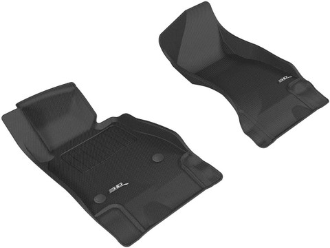 3D MAXpider Front Row Custom Fit Kagu Floor Mat, Black (L1CH06911509)