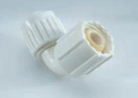 Elkhart Supply Flair-It RV Fresh Water Coupler 1/2″ PEX x 3/4″ FPT Swivel Nut, 90 Degree Elbow