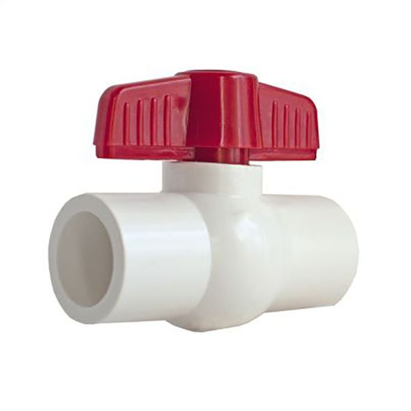 Soval 400-012S - 1-1/4" PVC Socket Ball Valve - NSF