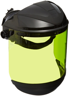 Sellstrom Arc Flash Dual Face Shield, 9.9 Cal, Green Tint (S31200)