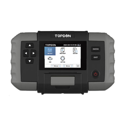 TOPDON BT600 Advanced Battery Tester for 12V & 24V Systems with Printer (TD52130074)