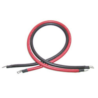 AIMS Power 3 Foot Set 454 Amps Max Inverter Cable (CBL03FT4/0)