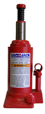 U.S. Jack Standard Bottle Jack, 8 Ton Capacity (D-51124)
