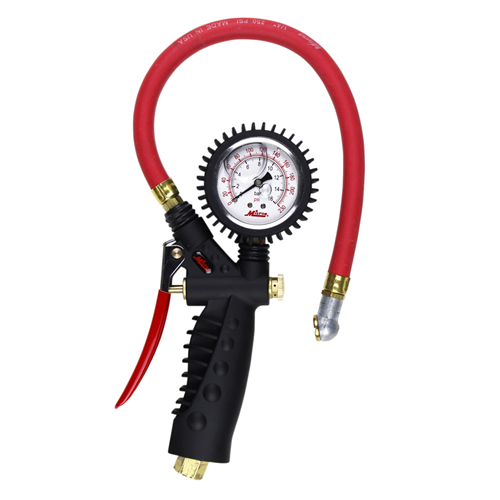Milton Industries S-575A Analog Inflator Gauge with Ball Foot Air Chuck