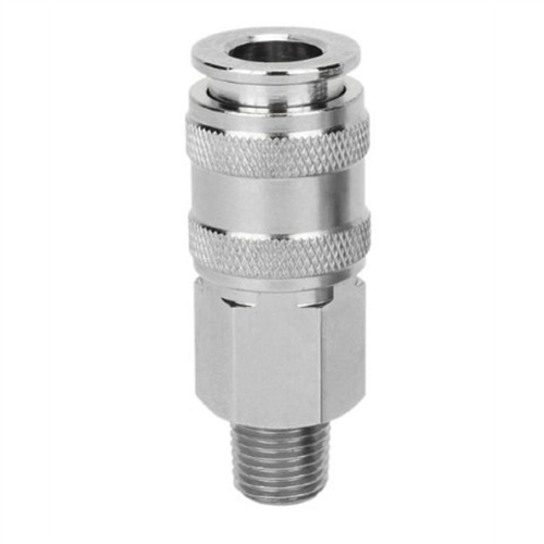 Milton Industries S-744 Universal Coupler, 1/4" body; 1/4" MNPT