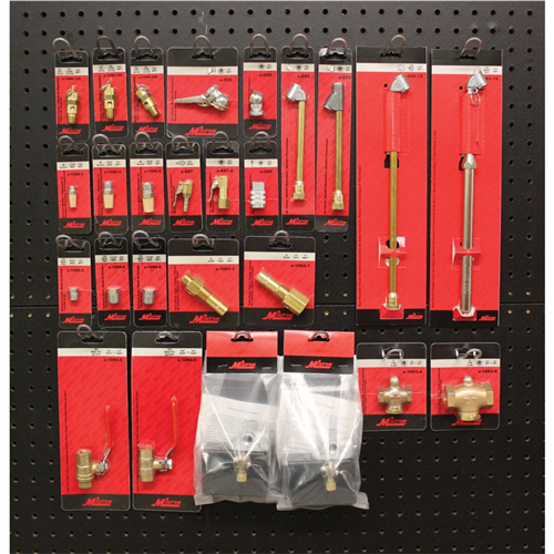Milton Industries S-PneuAcc 2' X 2' Pneumatic Accessories Merchandiser