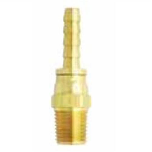 Milton Industries S611-41/4" M. End, 1/4" Id Hose - Full Swivel