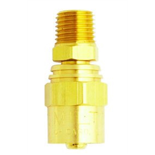 Milton Industries S-621 Reusable End, 1/4" MNPT, Fits