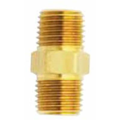 Milton Industries S647M. Hex Nipple, 3/8" X 3/8" Npt, 2/Cd