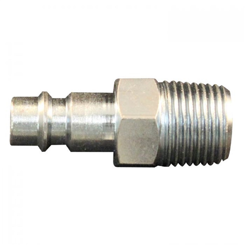 Milton Industries S762-1 HI-Flo V-Style 3/8" MNPT Steel Plug 2/cd