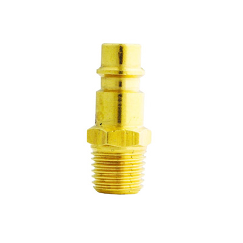 Milton Industries S762Hi-Flo V-Style 3/8" Mnpt Brass Plug 2/Cd