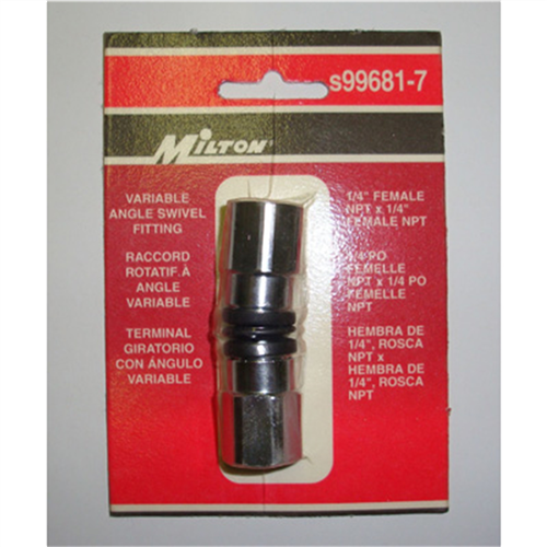 Milton Industries S99681-7Variable Angle Swivel 1/4" Fnpt X 1/4" F