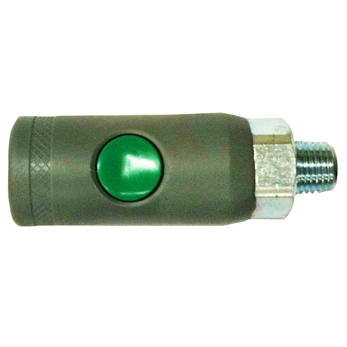 Milton Industries S-99788 1/4 in. NPT Male, T-Style Safety Coupler