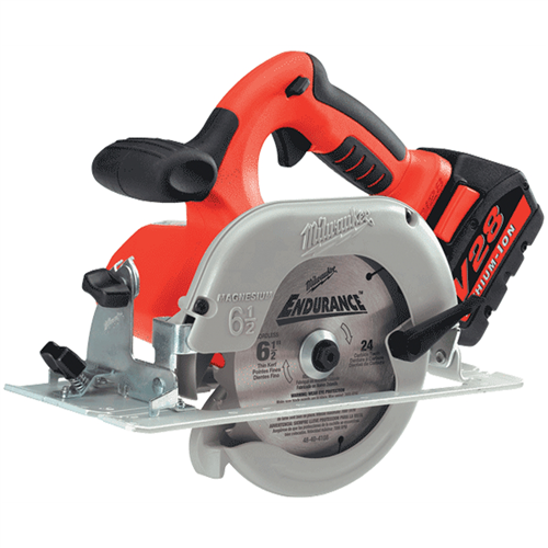 Milwaukee 0730-22M28 CORDLESS 6-1/2" CIRCULAR SAW (2) BATT KIT