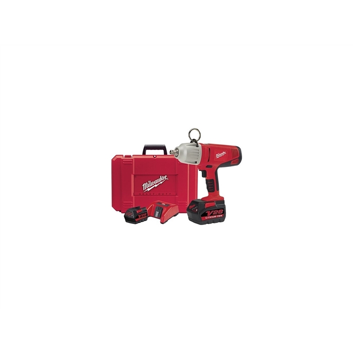Milwaukee 0779-22M28 1/2" CORDLESS IMP WRENCH (2) BATT KIT, 325 FT.-LB. MAX. TORQUE