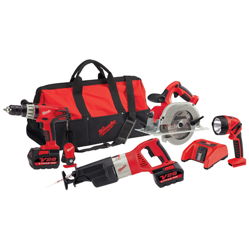 Milwaukee 0928-29V28 CORDLESS LITH-ION 4-PC COMBO KIT
