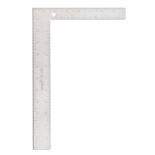 Milwaukee 100Im8" X 12" Steel Carpenter Square Sae/Metric