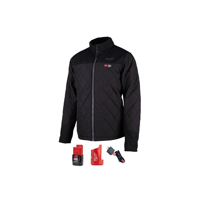 Milwaukee 203B-213XM12 HEATED AXIS JACKET KIT, SIZE 3X (BLACK)