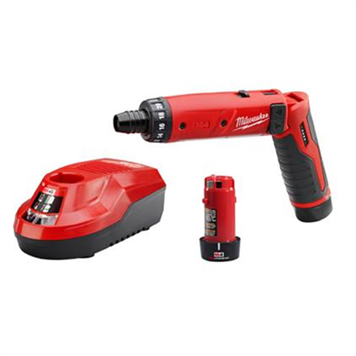 Milwaukee 2101-22M4 1/4" HEX SCREWDRIVER (2) BATT KIT
