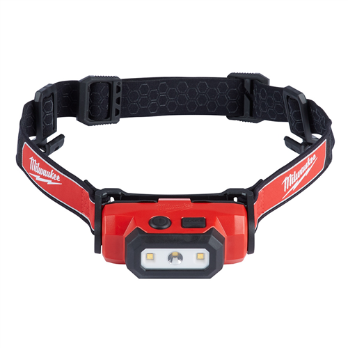 Milwaukee 2111-21475-LUMEN LED USB RECHARGEABLE HARD HAT HEADLAMP (1) REDLITH BATT KIT