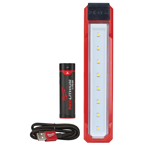 Milwaukee 2112-21USB RECHARGEABLE ROVER POCKET FLOOD LIGHT (1) REDLITH BATT KIT
