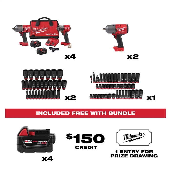 Milwaukee 21Tde-29882021 Tde M18 Fastening Bundle