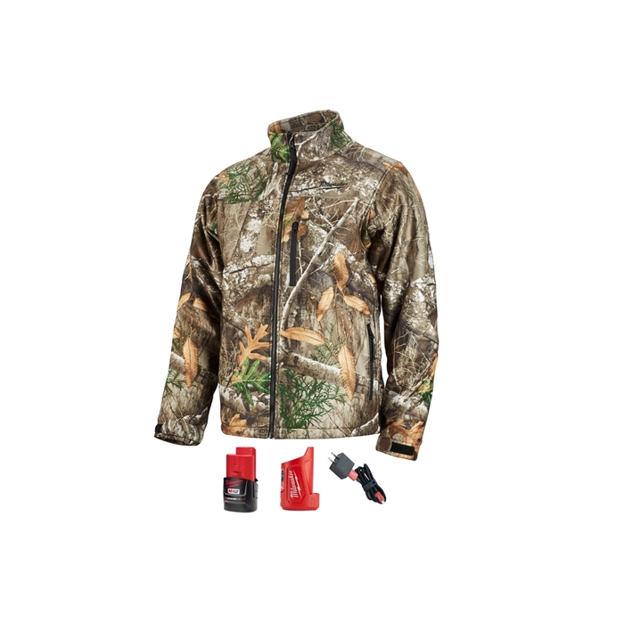 Milwaukee 222C-21SM12 HEATED QUIETSHELL JACKET KIT, SIZE SMALL (REALTREE CAMO)