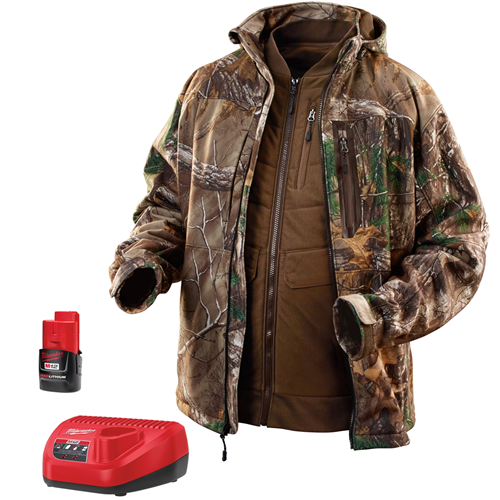 Milwaukee 2387-SM12 REALTREE XTRA CAMO 3-IN-1 HEAT. JACKET KIT, S