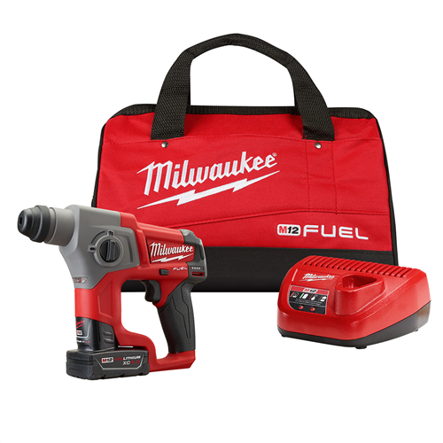 Milwaukee 2416-21XcM12 Fuel 5/8? Sds Plus Rotary Hammer Kit