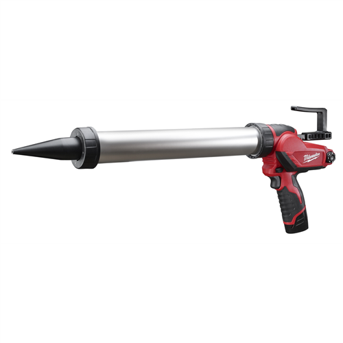 Milwaukee 2442-21M12 20 OZ. ALUMINUM BARREL SAUSAGE STYLE CAULK ADHESIVE (1) REDLITH CP1.5 BATT KIT