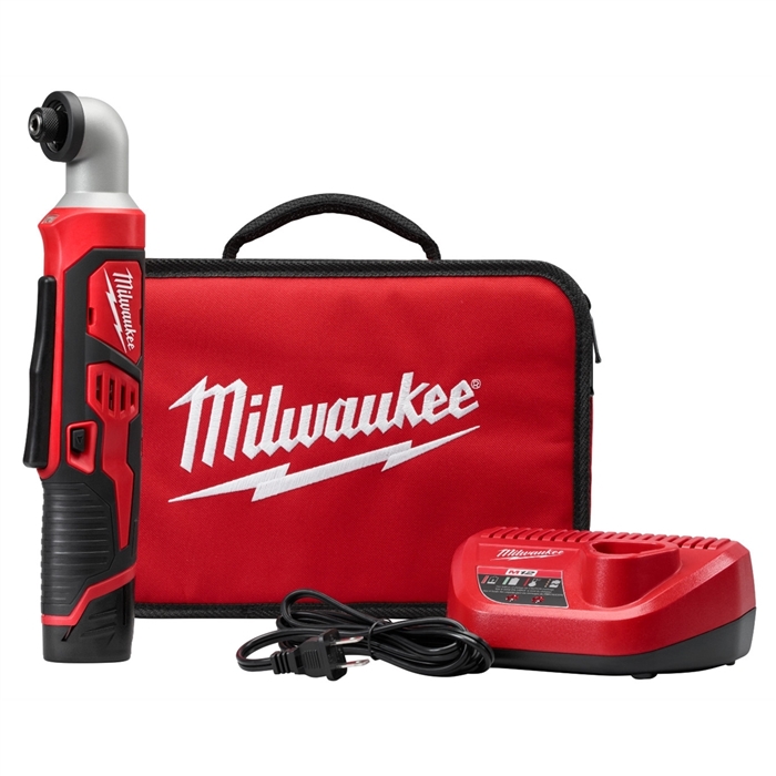 Milwaukee 2467-21M12 1/4" HEX RIGHT ANGLE IMP DRIVER (1) REDLITH CP1.5 BATT KIT