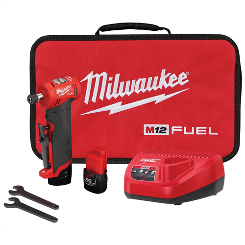 Milwaukee 2485-22M12 FUEL RIGHT ANGLE DIE GRINDER 2 BATT KIT