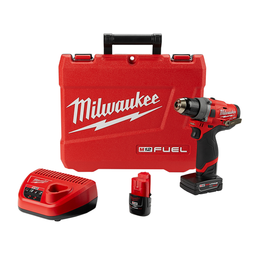 Milwaukee 2503-22M12 FUEL LIGHTWEIGHT 1/2" DRILL DRIVER (2) BATT KIT
