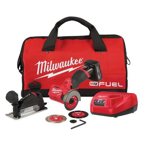 Milwaukee 2522-21XCM12 FUEL 3" COMP CUT OFF TOOL KIT