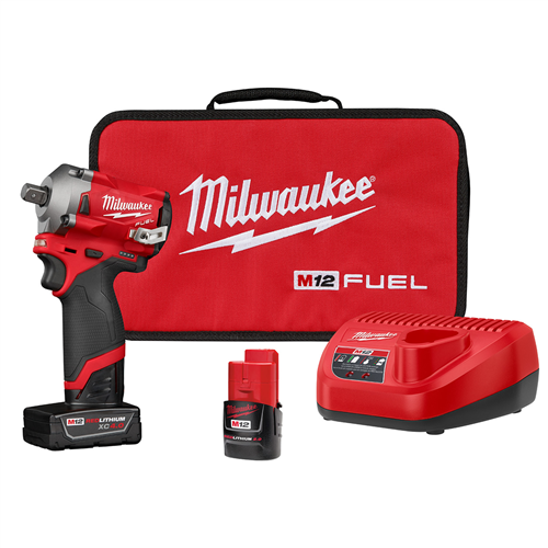 Milwaukee 2555P-22M12 Fuel 1/2? Stubby Impact Wrench Pin Detent Kit