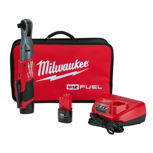 Milwaukee 2558-22M12 Fuel 1/2" Ratchet 2 Battery Kit