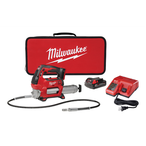 Milwaukee 2646-21CTM18 CORDLESS 2-SPEED GREASE GUN BATT KIT