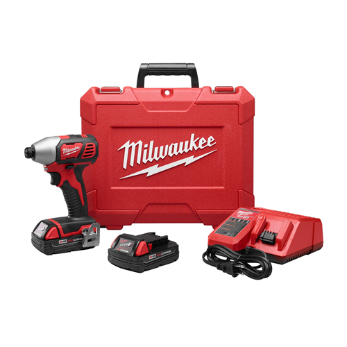 Milwaukee 2656-22CTM18 1/4" HEX IMP DRIVER (2) BATT KIT