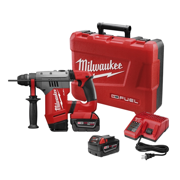 Milwaukee 2715-22M18 Fuel 1-1/8" Sds Plus Rotary Hammer Kit