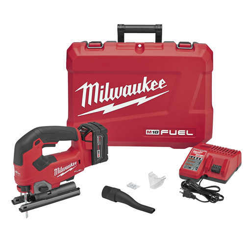 Milwaukee 2737-21M18 FUEL D-HANDLE JIG SAW XC 5.0 BATT KIT