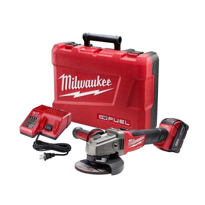 Milwaukee 2781-21M18 FUEL 4.5 - 5" CORDLESS GRINDER (1) REDLITH XC5.0 BATT KIT